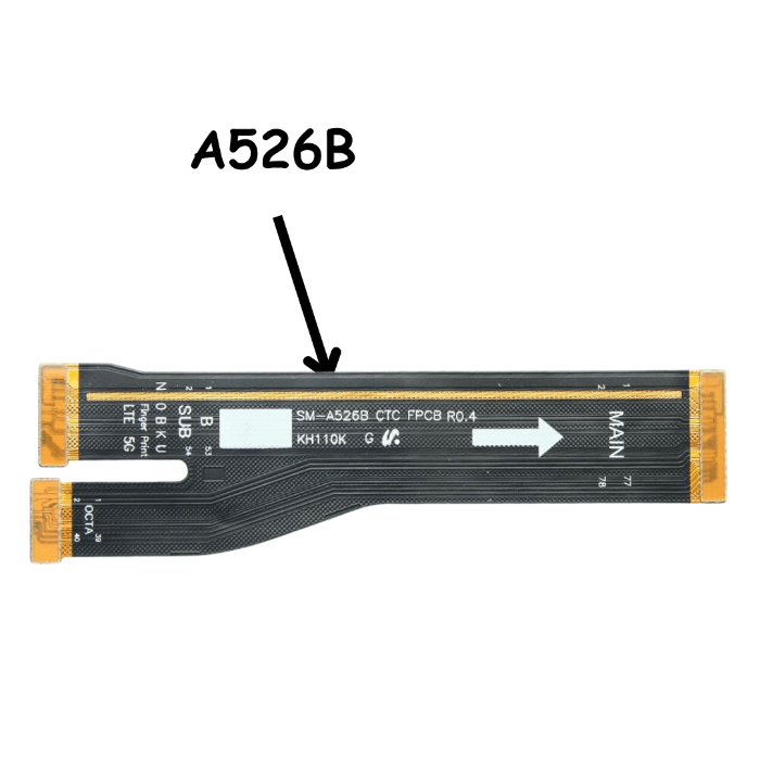 Motherboard Flex Cable For Samsung Galaxy A52 5G SM-A526B - Best Cell Phone Parts Distributor in Canada, Parts Source Motherboard Flex Cable For Samsung Galaxy A52 5G SM-A526B - Best Cell Phone Parts Distributor in Canada, Parts Source